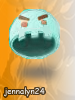 Costume Eggyra Hat (Cyan)