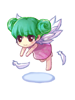 Costume Little Angel Doll (Green)