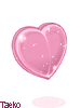 Costume Saint Valentine Heart (Violet)